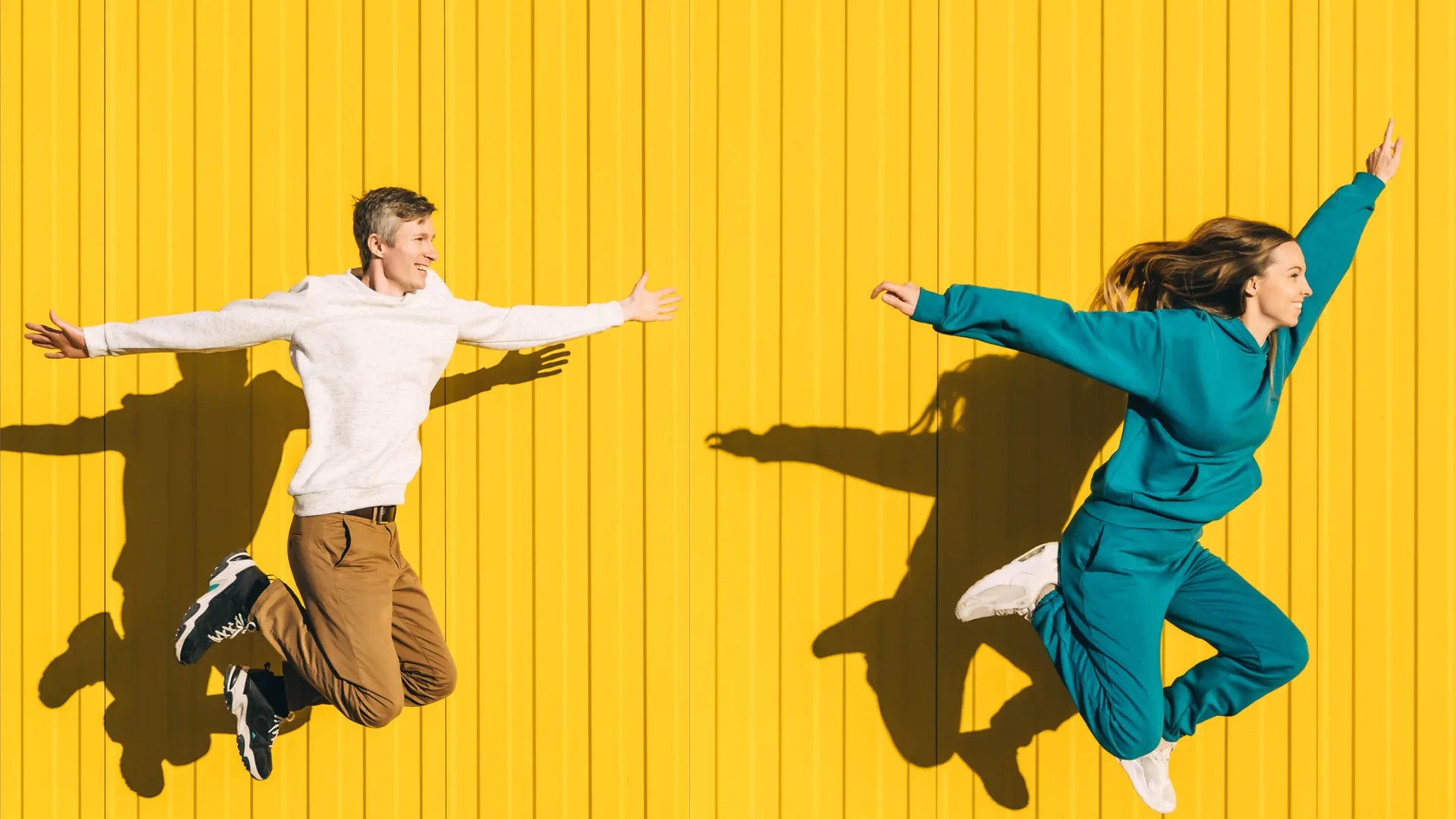 jumping people