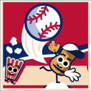Doodle baseball logo