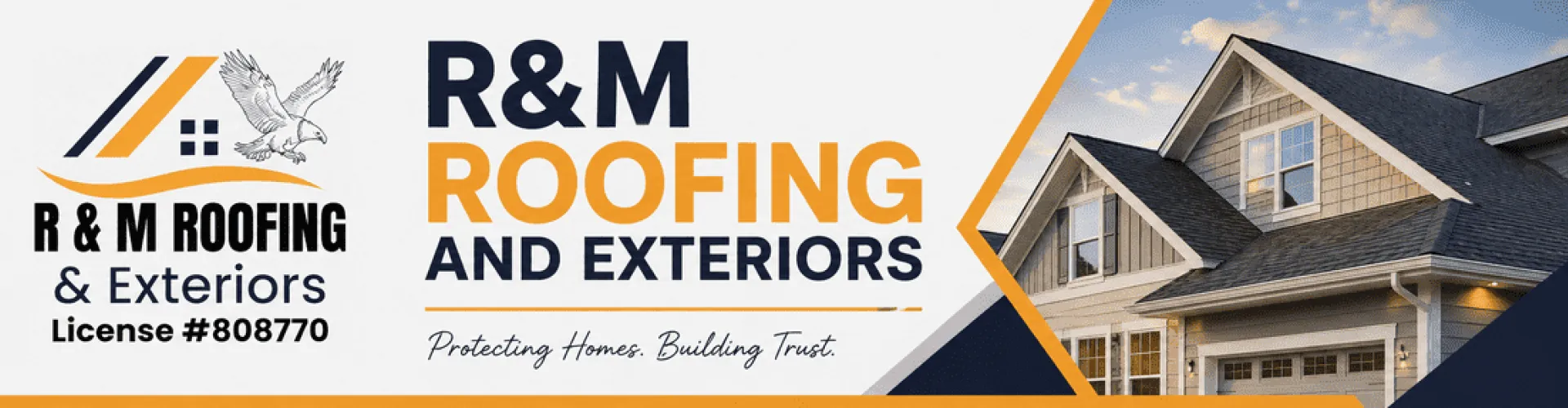 R&M Roofing and Exteriors cover